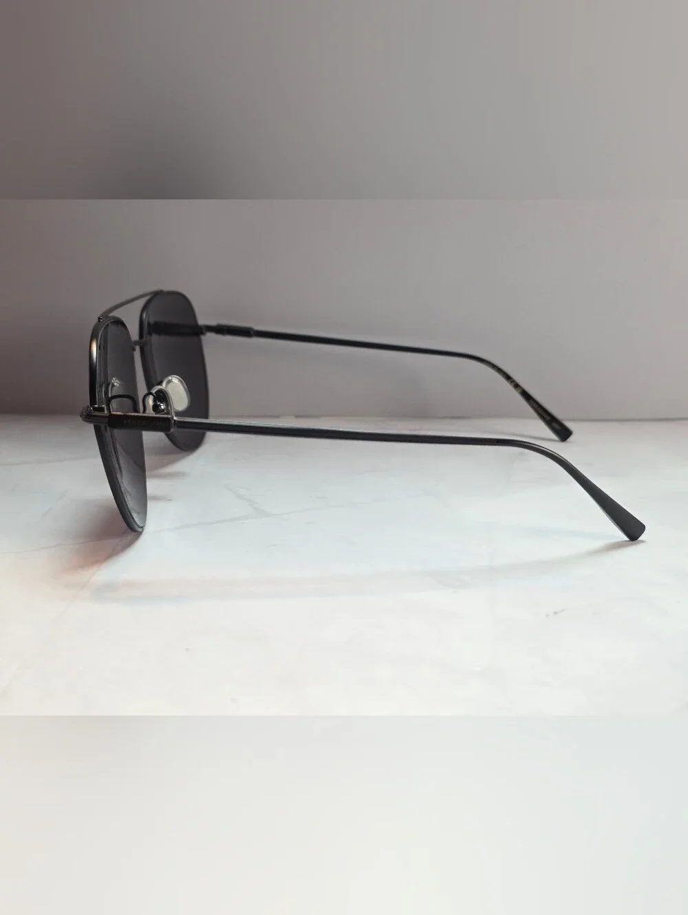 Ferragamo SF308S Matte Black Aviator Sunglasses 61mm